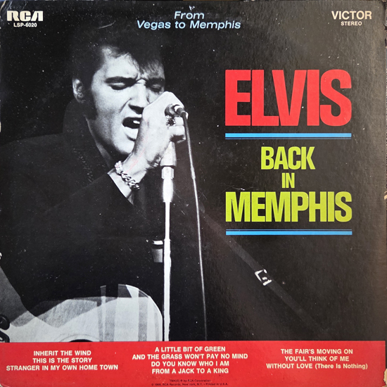 Contra Capa - From Memphis to Vegas / From Vegas to Memphis