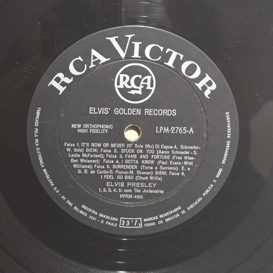 Lado A - Elvis Golden Records 3