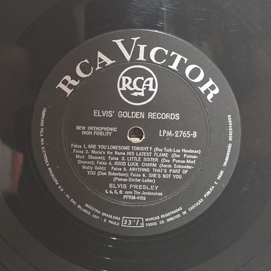 Lado B - Elvis Golden Records 3