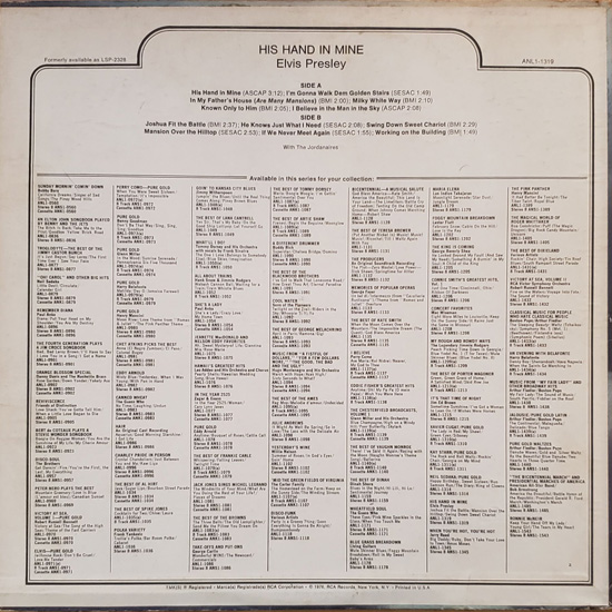 Contra Capa - His Hand In Mine