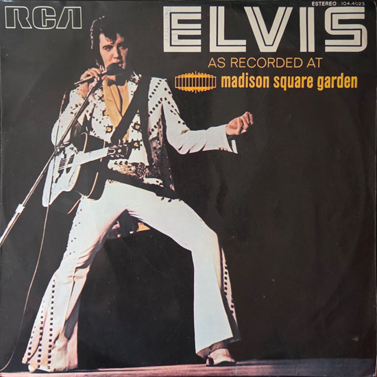 Capa - Elvis as Recorded at Madison Square Garden