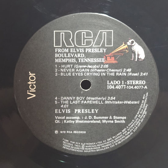 Lado A - From Elvis Presley Boulevard