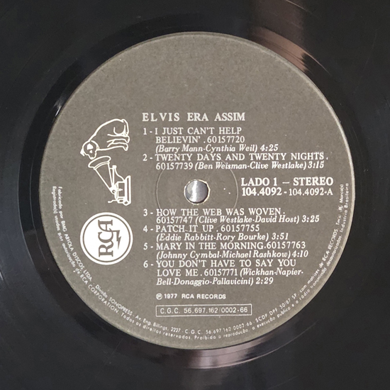Lado A - Elvis Era Assim