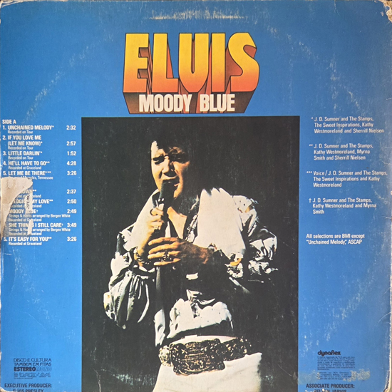 Contra Capa - Moody Blue