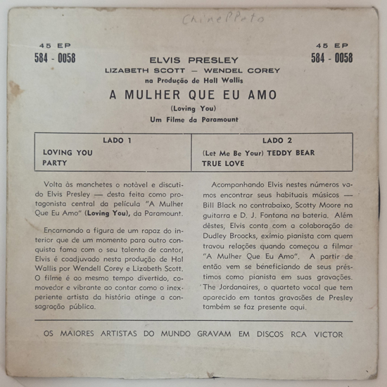 Contra Capa - Loving You