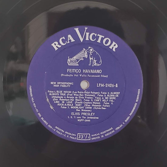 Lado A - Blue Hawaii