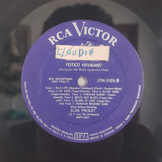 Lado B - Blue Hawaii