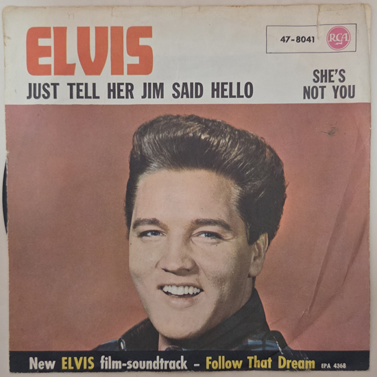 Contra Capa - She’s Not You / Just Tell Her Jim Said Hello