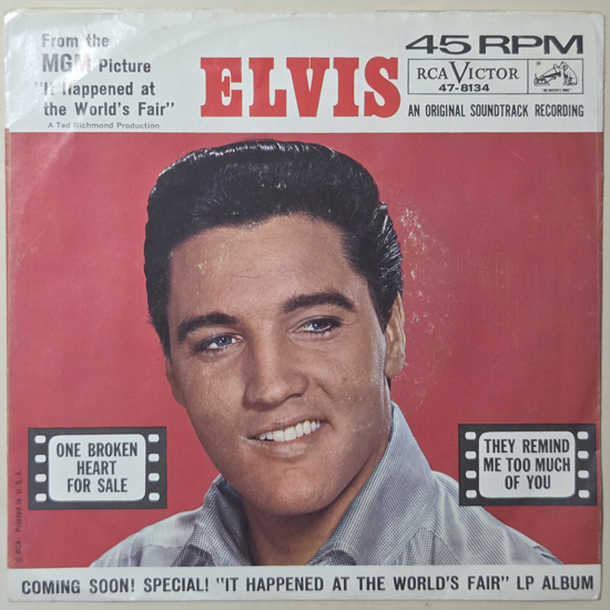 Contra Capa - One Broken Heart for Sale / They Remind Me Too Much of You