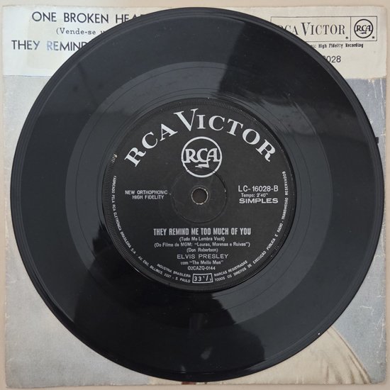 Lado B - One Broken Heart for Sale / They Remind Me Too Much of You