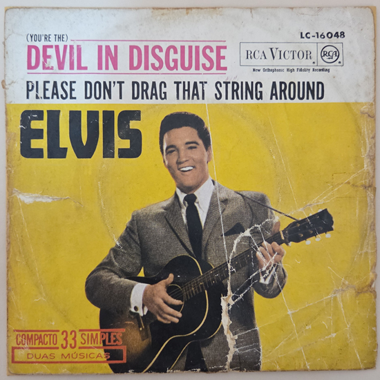 Capa - Devil In Disguise / Please Don't Drag That String Around