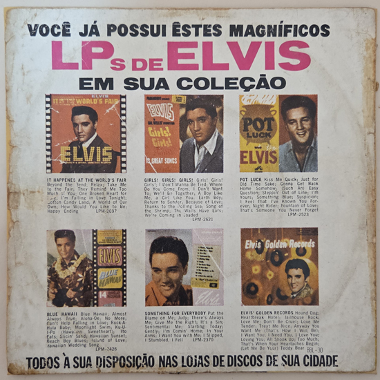 Contra Capa - Devil In Disguise / Please Don't Drag That String Around