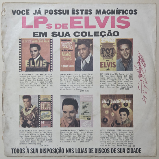 Contra Capa - Devil In Disguise / Please Don't Drag That String Around