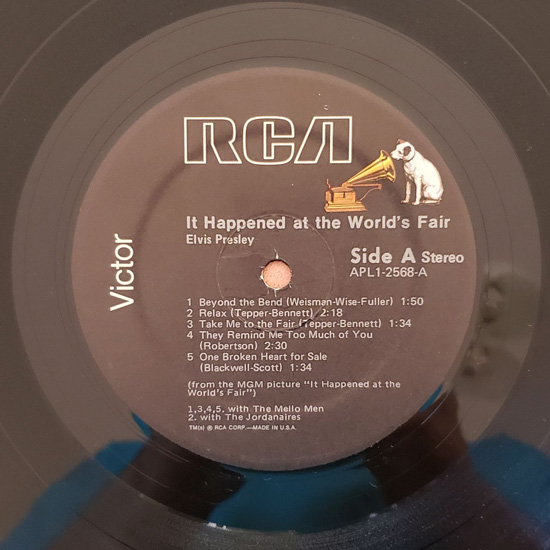 Lado A - It Happened At The Worlds Fair