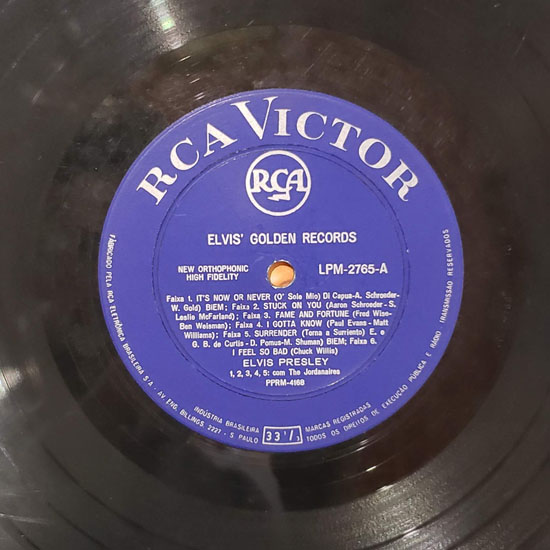 Lado A - Elvis Golden Records 3