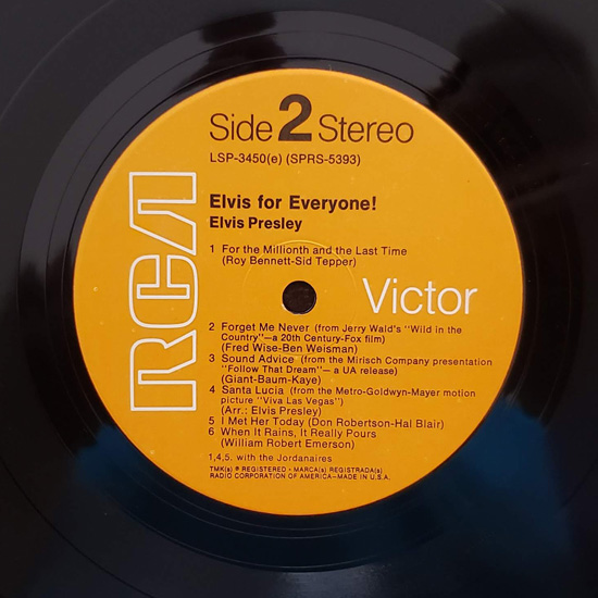 Lado B - Elvis For Everyone