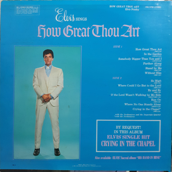 Contra Capa - How Great Thou Art