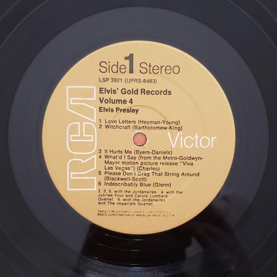 Lado A - Elvis Gold Records - Volume 4 