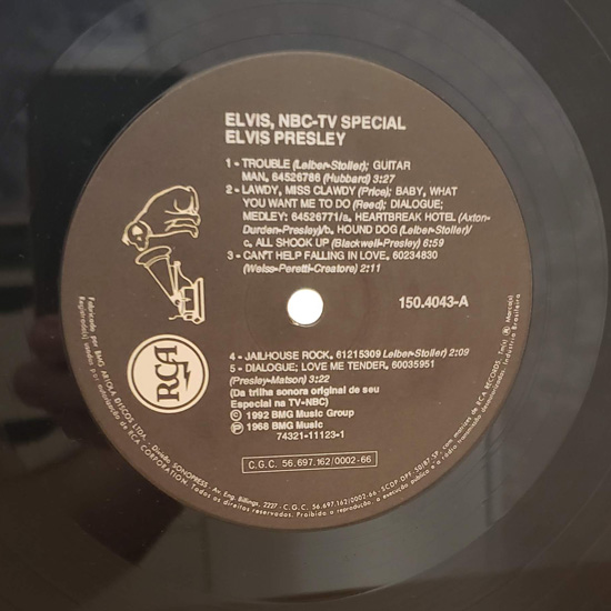 Lado A - Elvis - NBC-TV Special