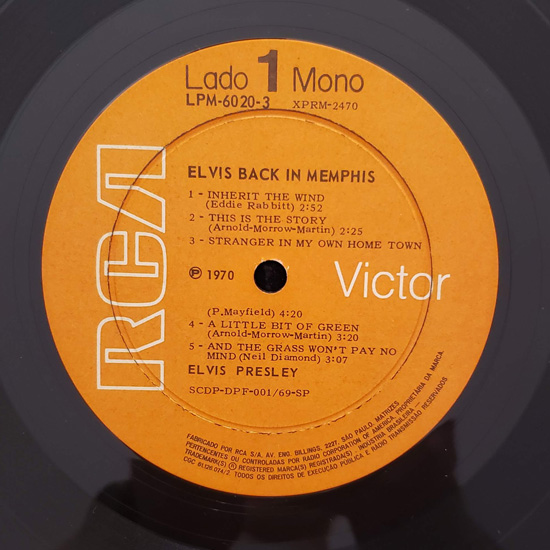 Lado B - From Memphis to Vegas / From Vegas to Memphis