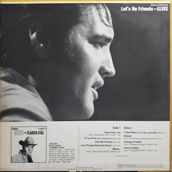 Contra Capa - Lets be Friends