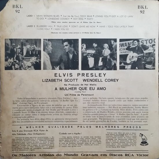 Contra Capa - Loving You