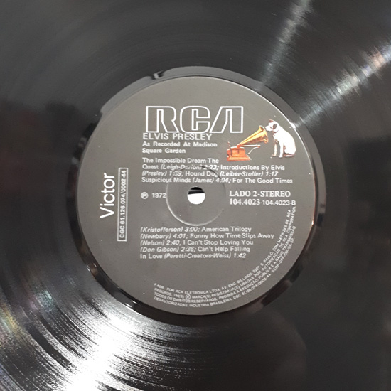Lado B - Elvis as Recorded at Madison Square Garden