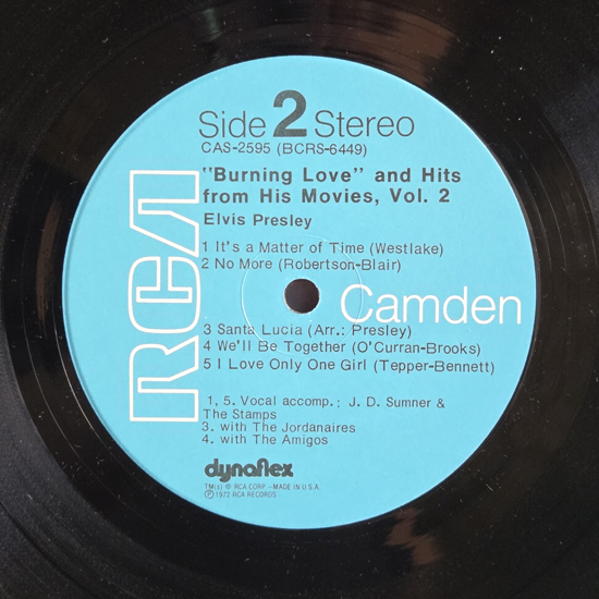 Lado B - Burning Love and Hits From His Movies