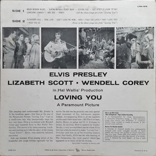 Contra Capa - Loving You