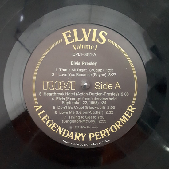 Lado A - A Legendary Performer Vol 1