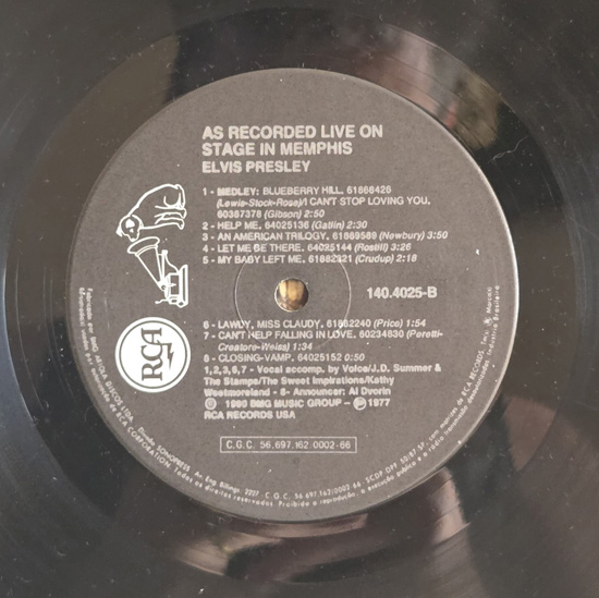 Lado B - Recorded Live On Stage in Memphis